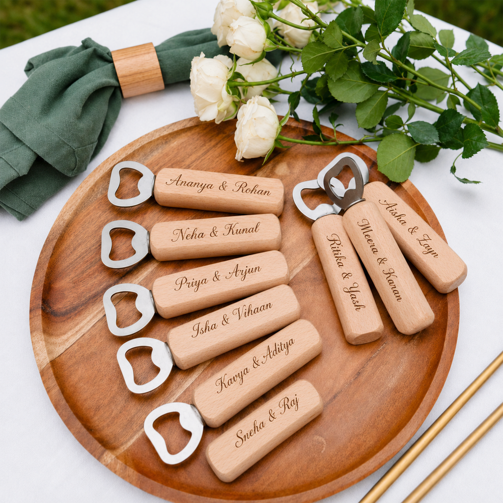 Personalised Wooden Bottle Opener