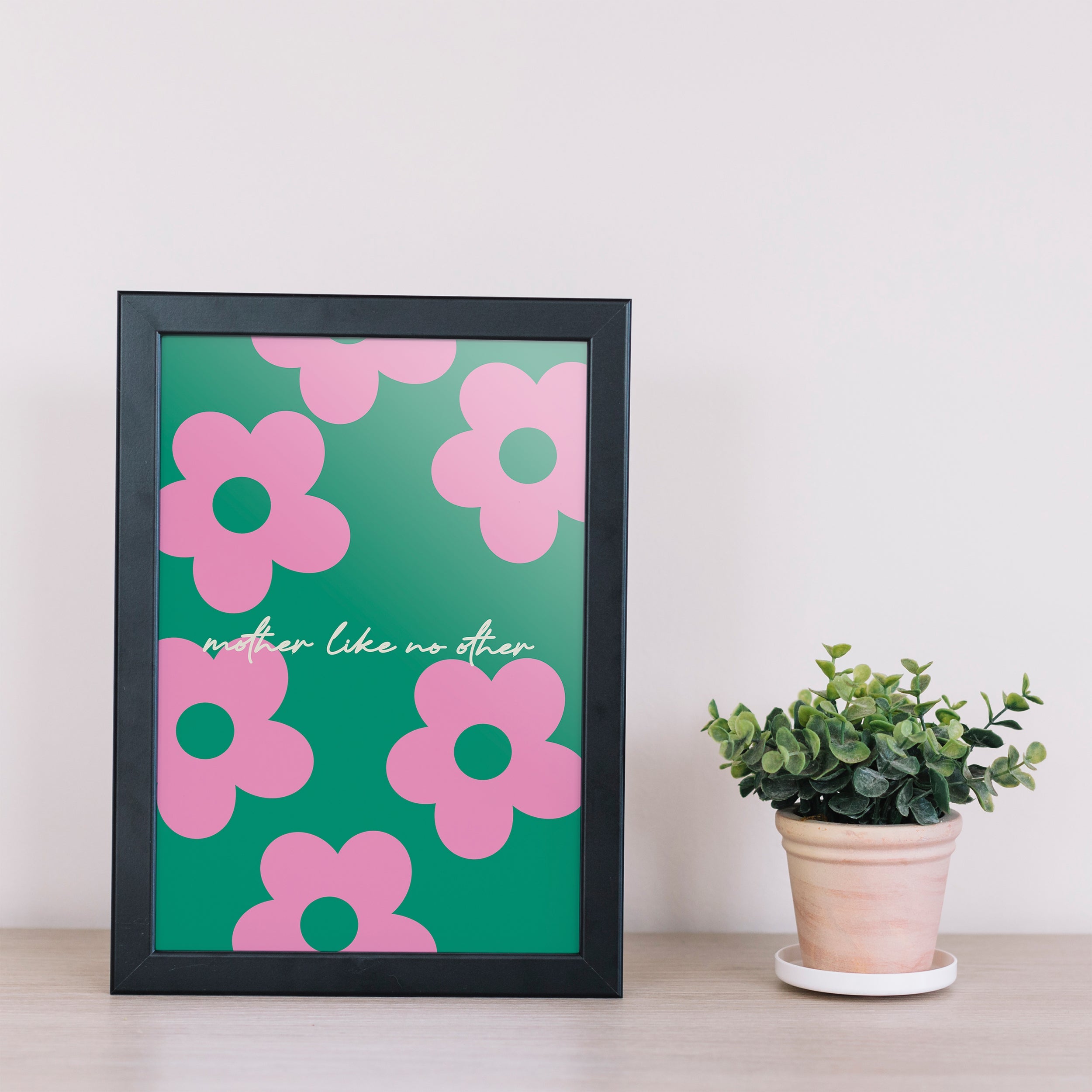 Mother Like No Other framed A5 poster