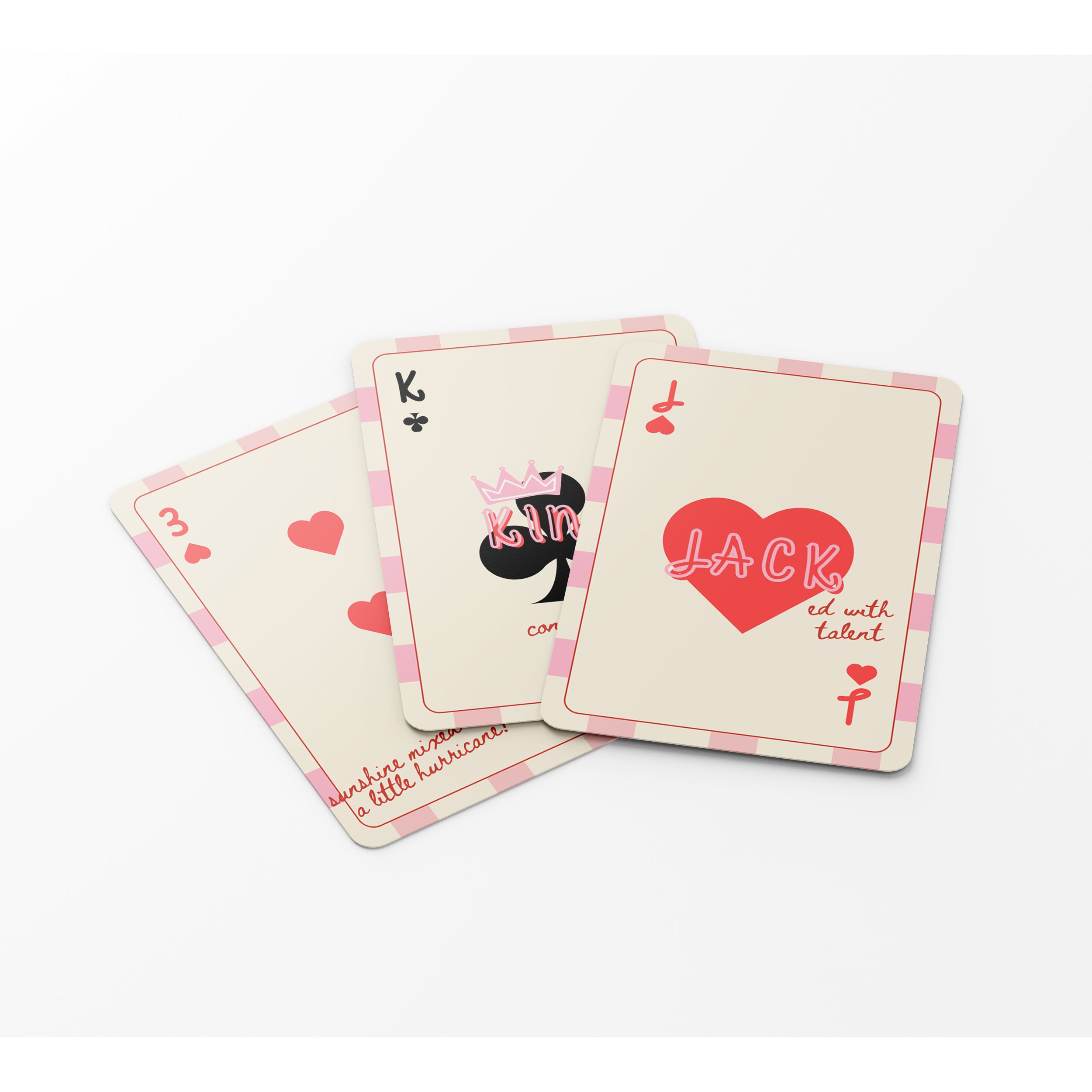 Bows Before Bros Personalized Playing Cards