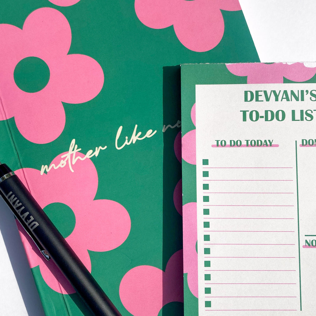 Personalised pen with stationery