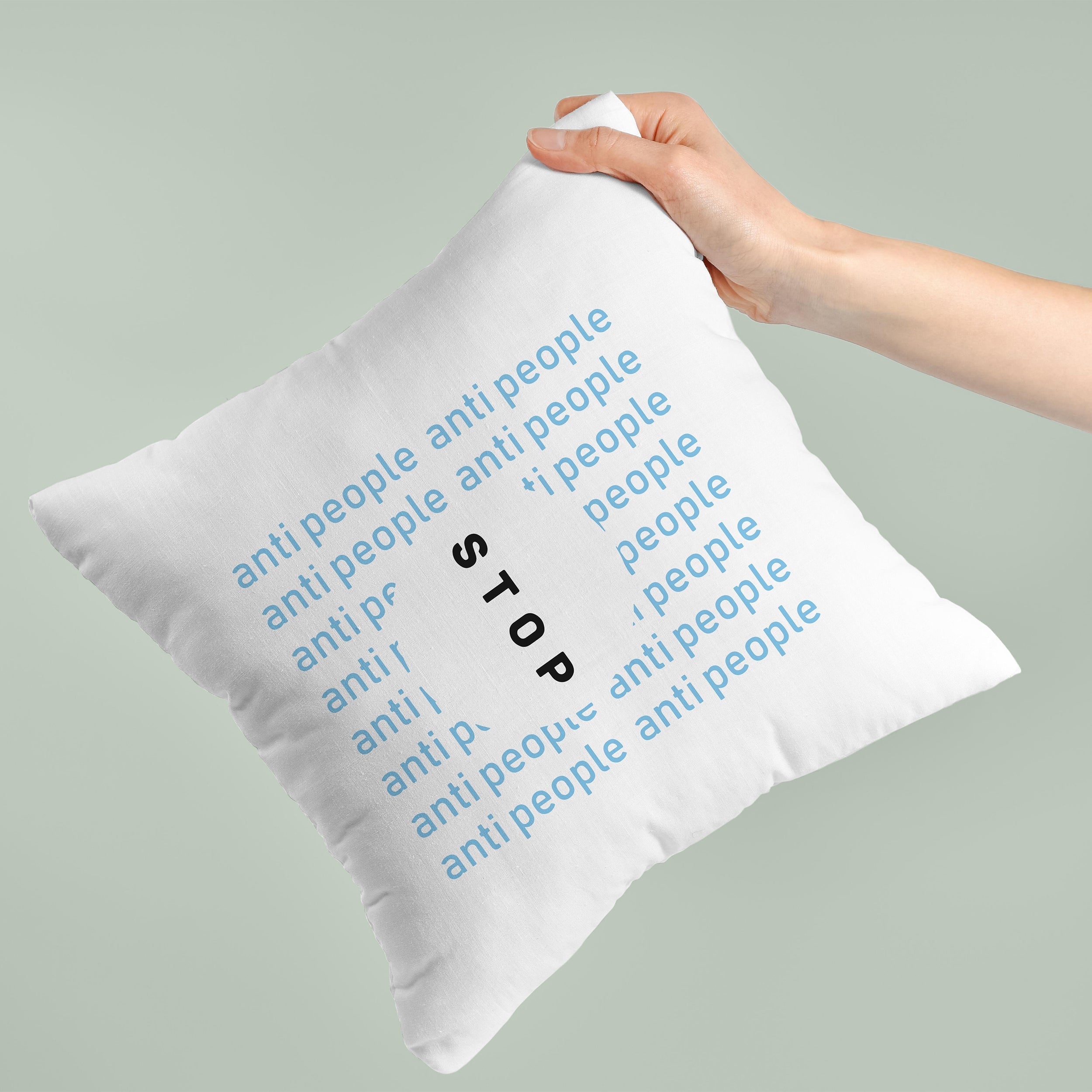 Anti People Cushion Cover