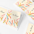candle theme personalised stickers with custom name text, shown arranged on a white background.