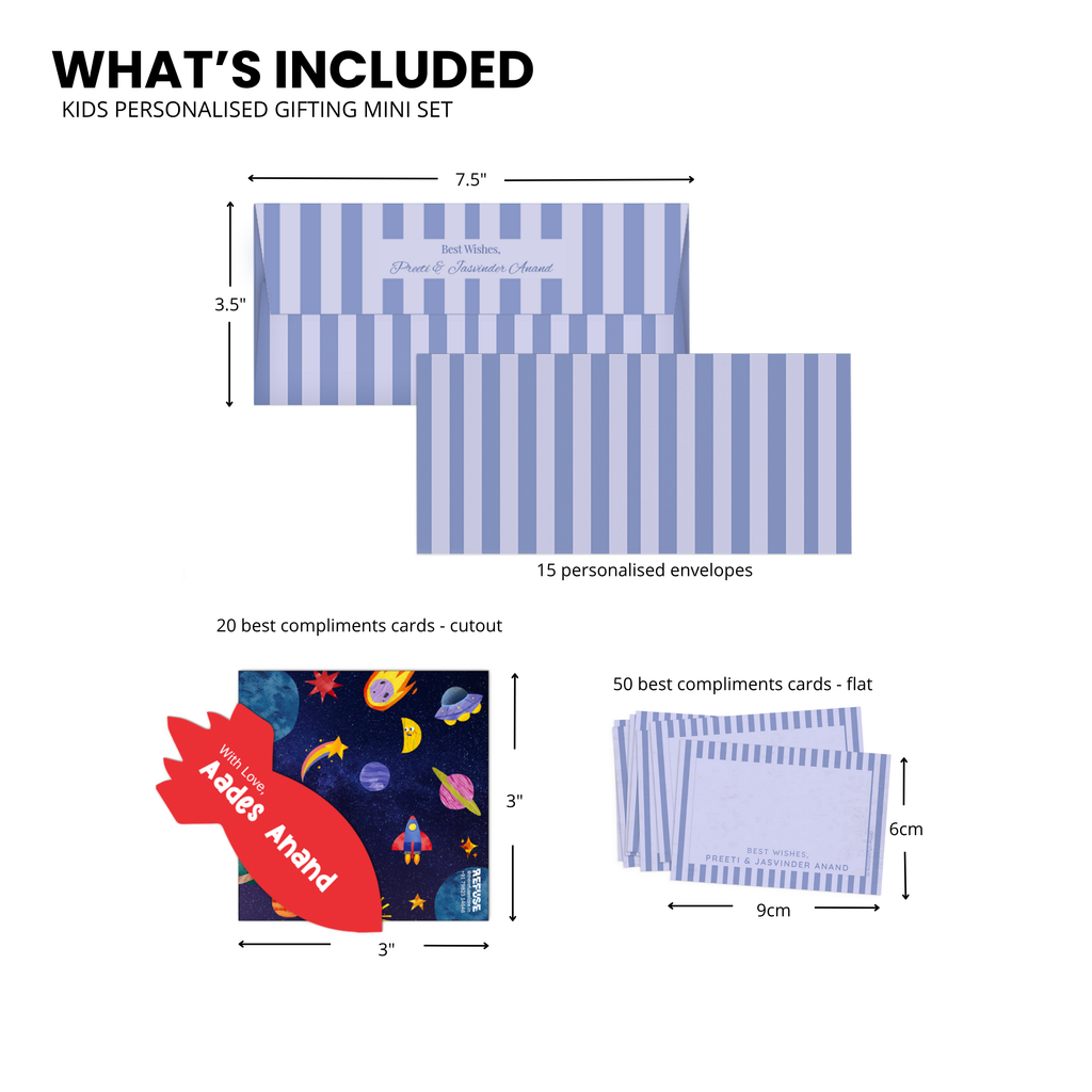 Space Kids Personalised Gifting Mini Set